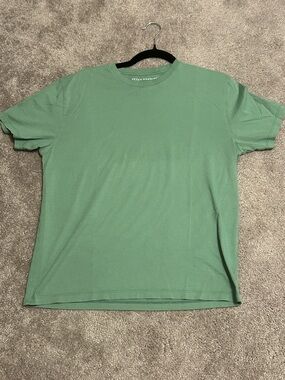 Peter Manning Short Sleeve Crewneck T-Shirt in Sage Green